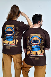 Wake Up Bear Oversized Tee